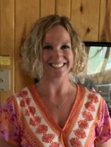 Woman in pink and yellow